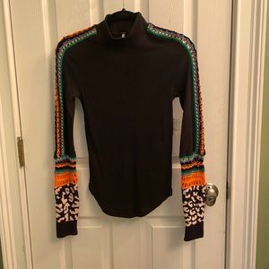 NWT Free People Waffle Knit Top